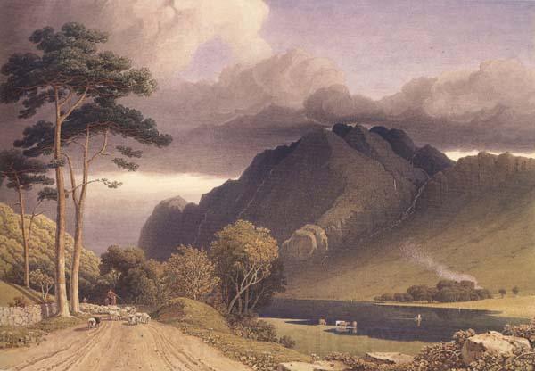 George Fennel Robson Loch Lubnaig,Perthshire (mk470 Spain oil painting art